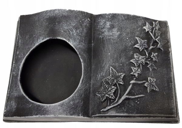 

Osłonka ceramiczna książka dekor 29 cm ciemna