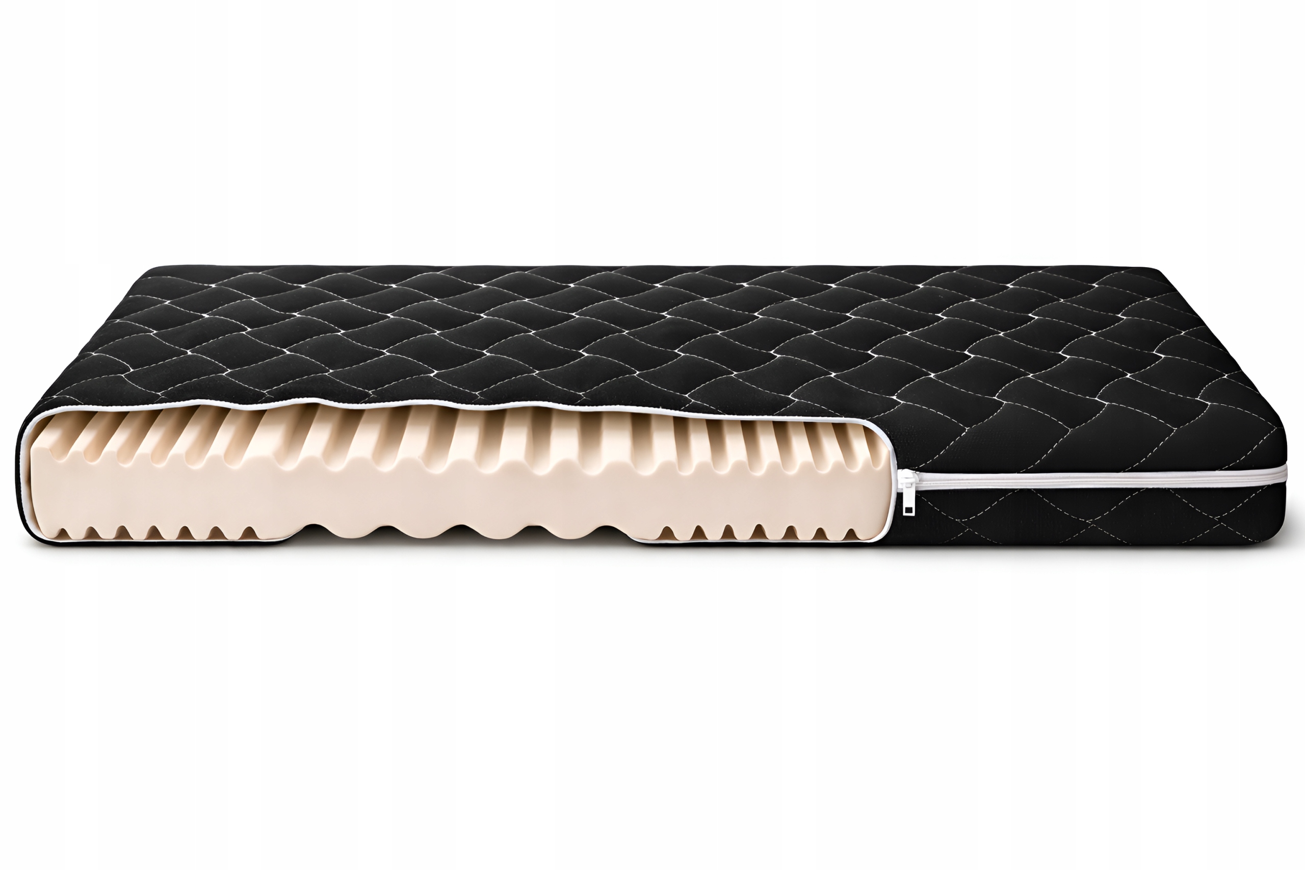Materac piankowy Profilowany 90x200 Czarny H3 Antyalergiczny Pianka