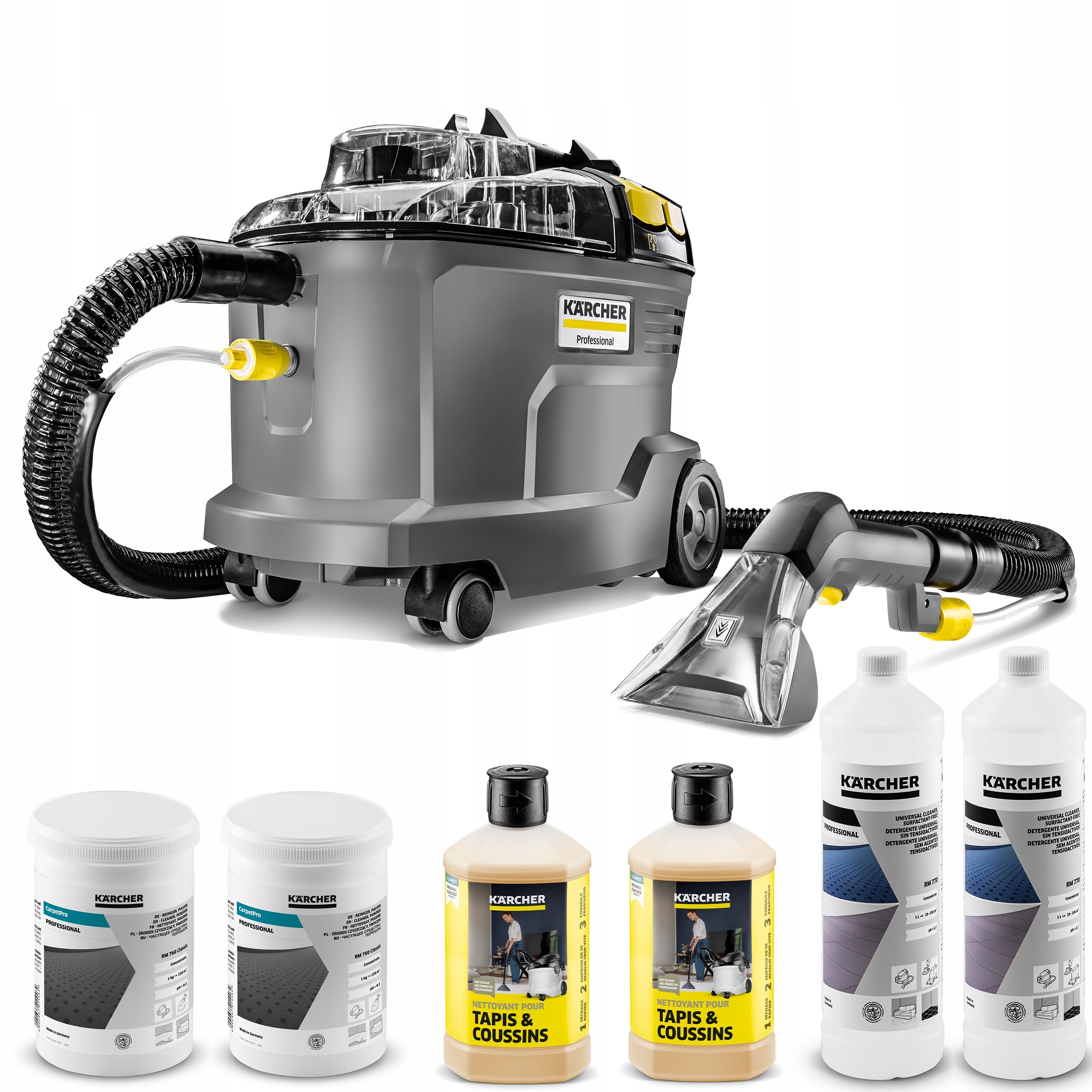 Profesionální Vysavač Karcher Puzzi 8/1 Sada Gold XL