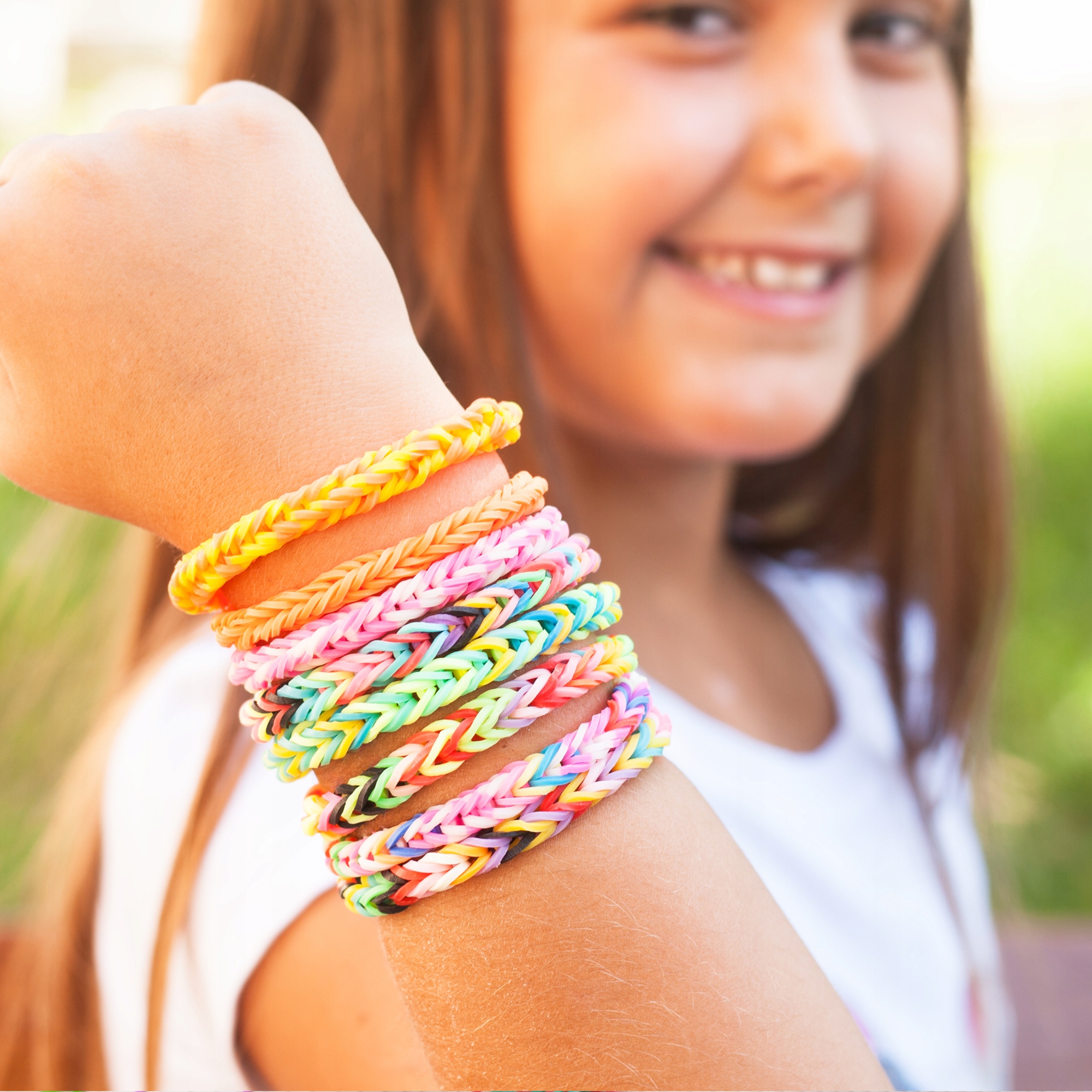 Gumki do robienia bransoletek z gumek 4559 elementów + MINI KURS VIDEO! Materiał guma plastik inny