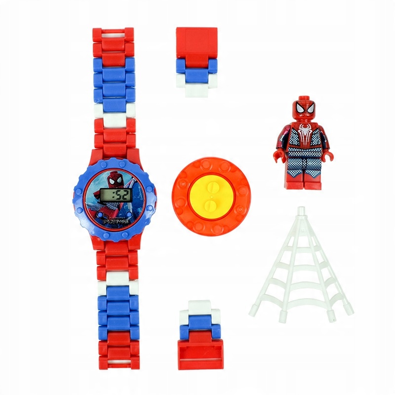 

Spiderman Zegarek Cyfrowy Klocki figurka