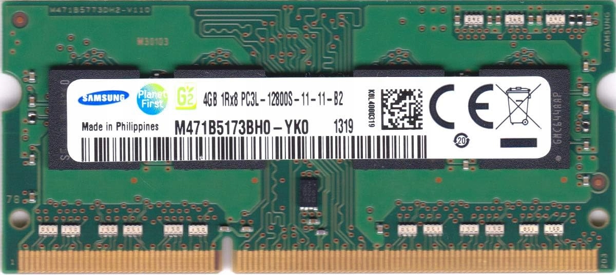 PAMIĘĆ RAM 4GB DDR3 SODIMM PC3L 12800S 1600MHz w Warszawa