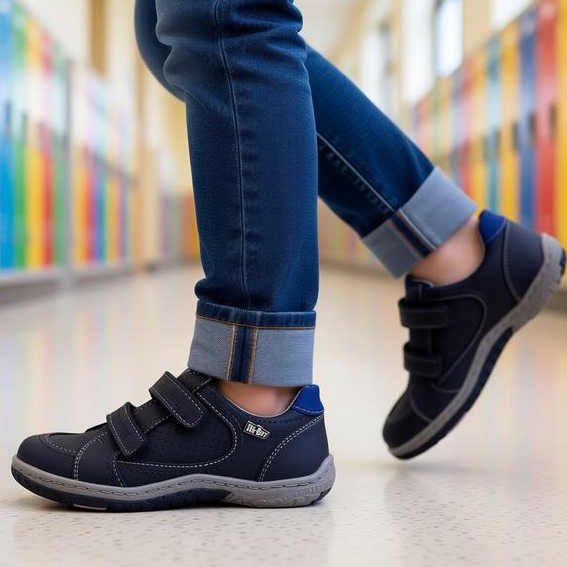 Sneakersy Na Rzepy półbuty Skórzane Ren-But Wkładka Antybakteryjna 3191
