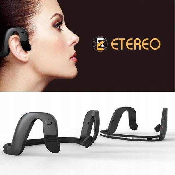 Sluchátka Maxxo Etereo S2 černá Bone Conduction