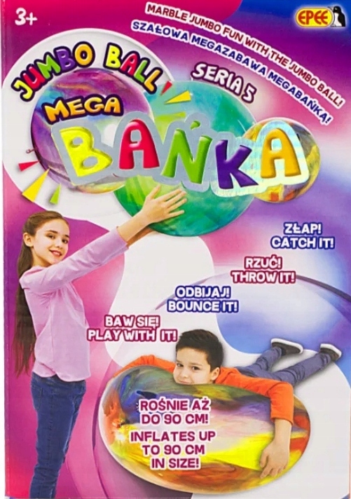 MEGA BAŃKA S5 MEGABAŃKA BAŃKOPIŁKA SZAŁ KOLORÓW #2 Marka Epee