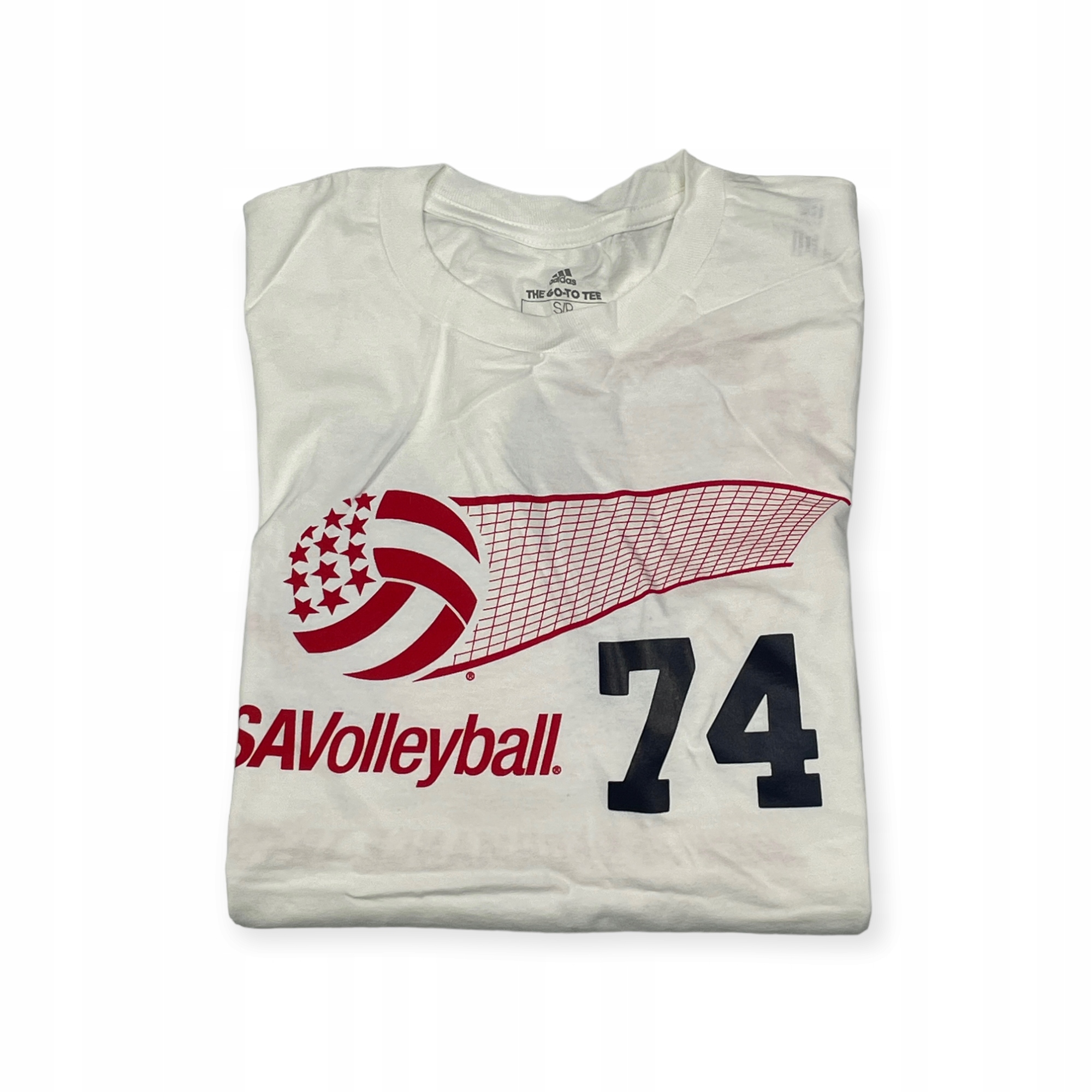 Koszulka męska biała ADIDAS VOLLEYBALL S 74 Rozmiar S