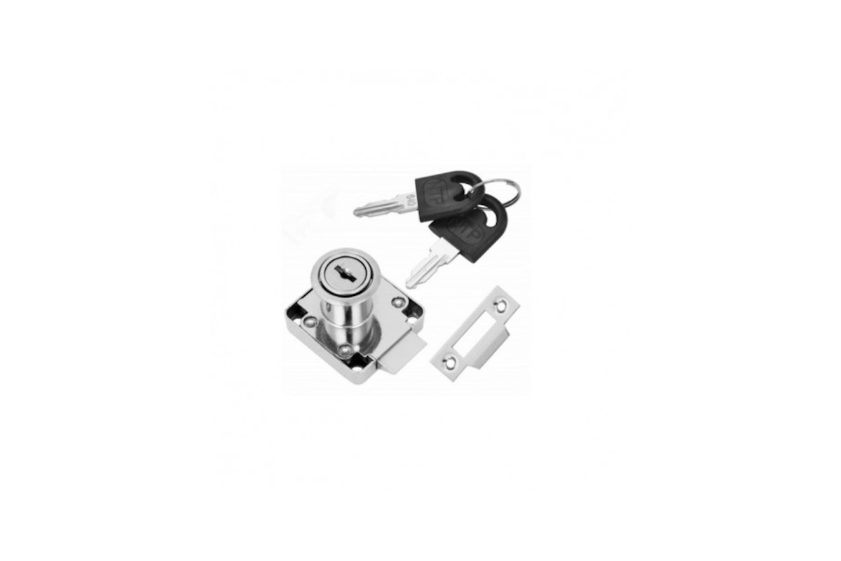 

Zamek meblowy kwadratowy 19mm Rejs do szafki barku