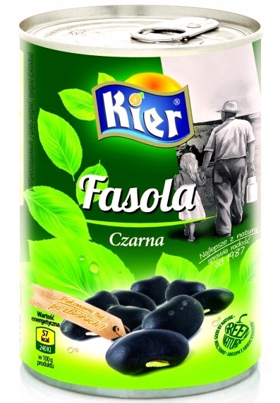Levně Kier Černá fazole 400 g