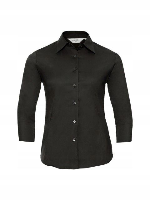 Dámská košile s 3/4 rukávy Russell Černá M