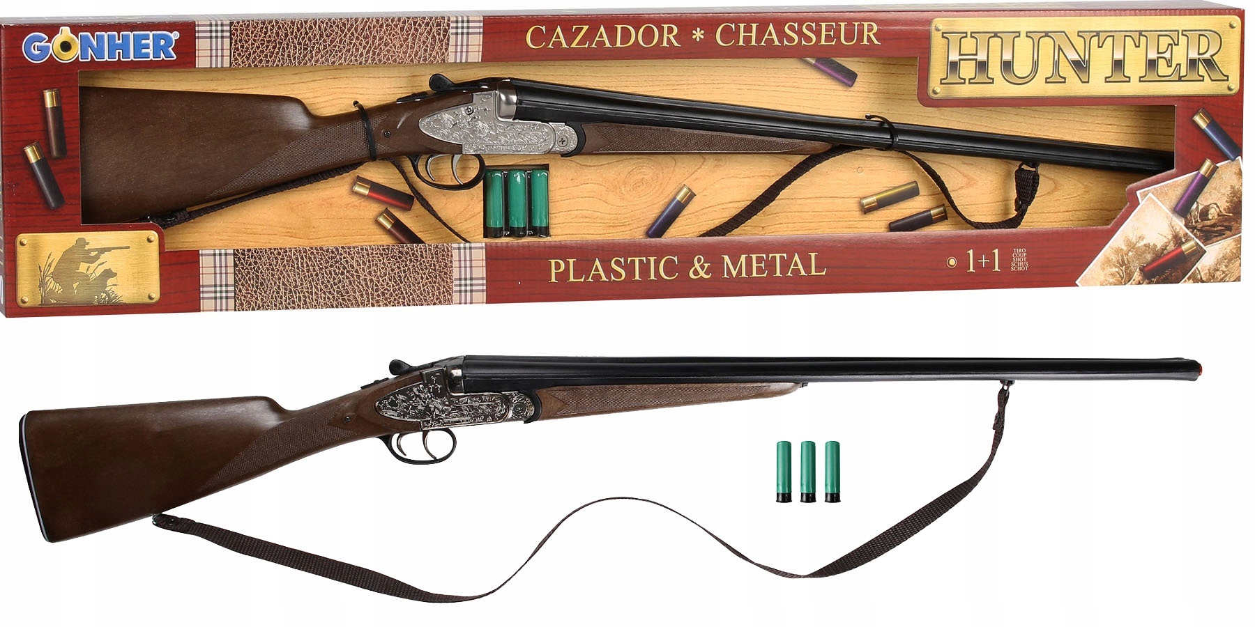 

Strzelba myśliwska Dubeltówka 85 cm Gonher 111/0