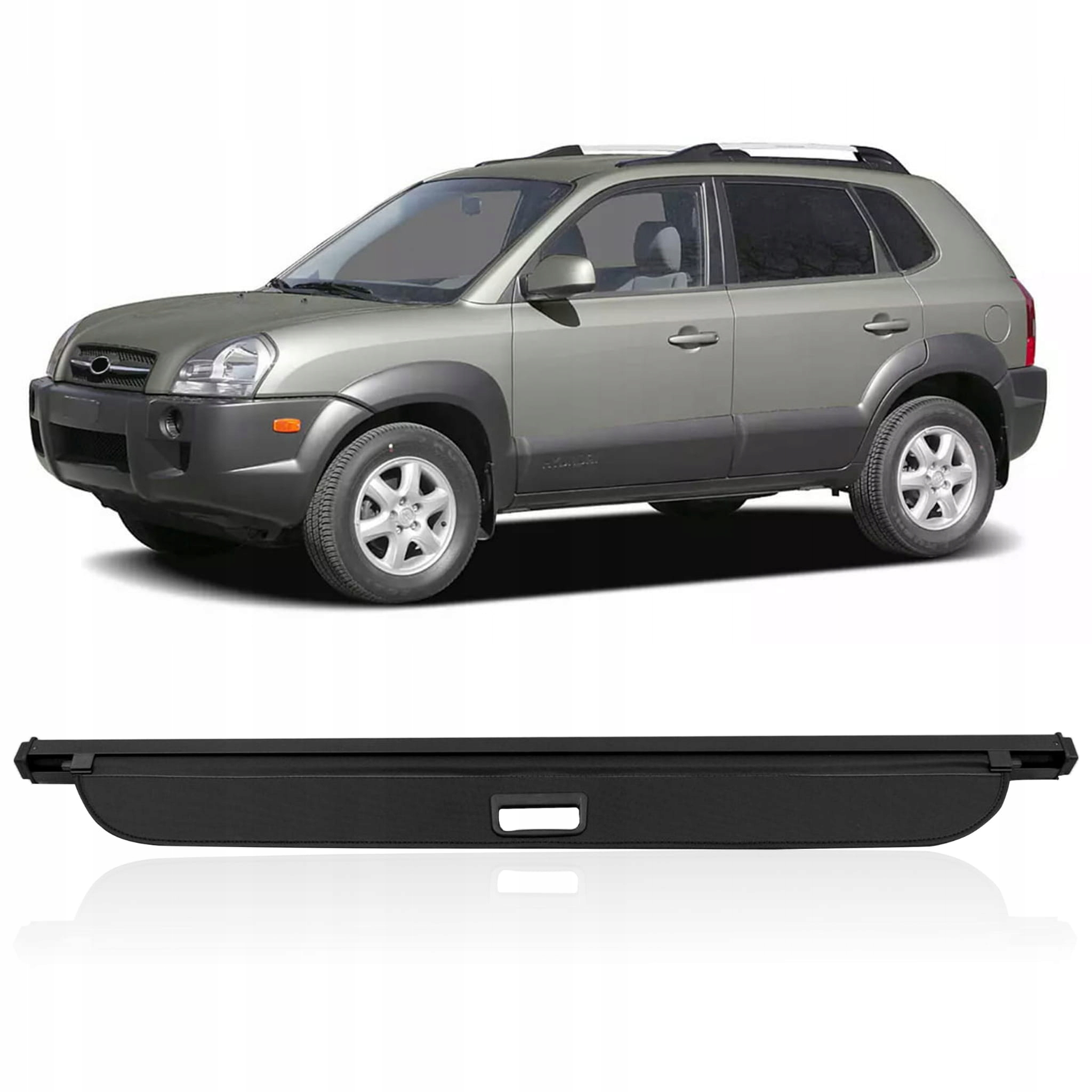 HYUNDAI TUCSON I JM 2004-2009 ROLETA BAGAŻNIKA CZARNA