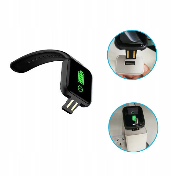 Smartwatch MACARON Polskie Menu KROKOMIERZ TĘTNO ALERTY Bluetooth Kod producenta 034987