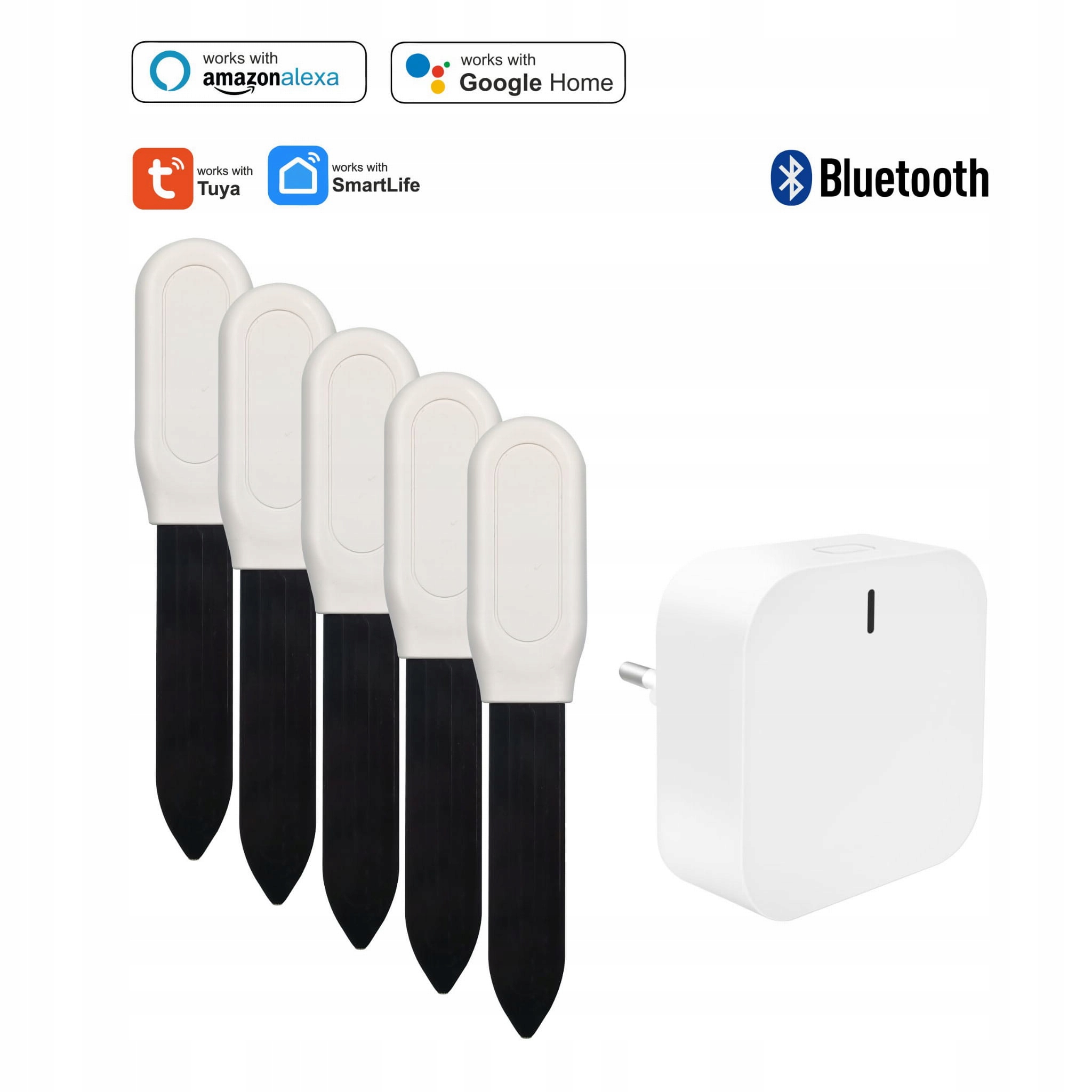 Sada piatich snímačov vlhkosti pôdy Multi-mode Bluetooth brána