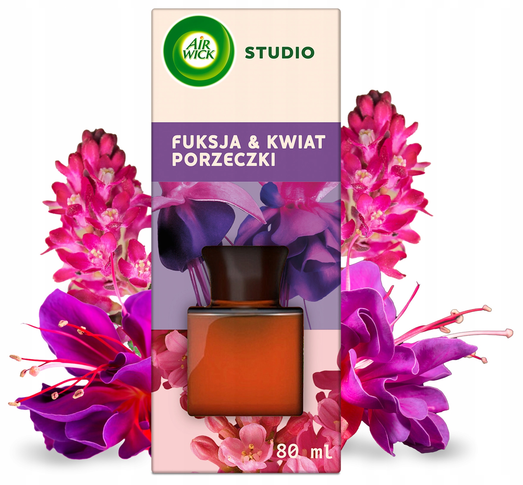 Air Wick Vonné tyčinky Studio Fuchsie a Rybízový květ 80 ml