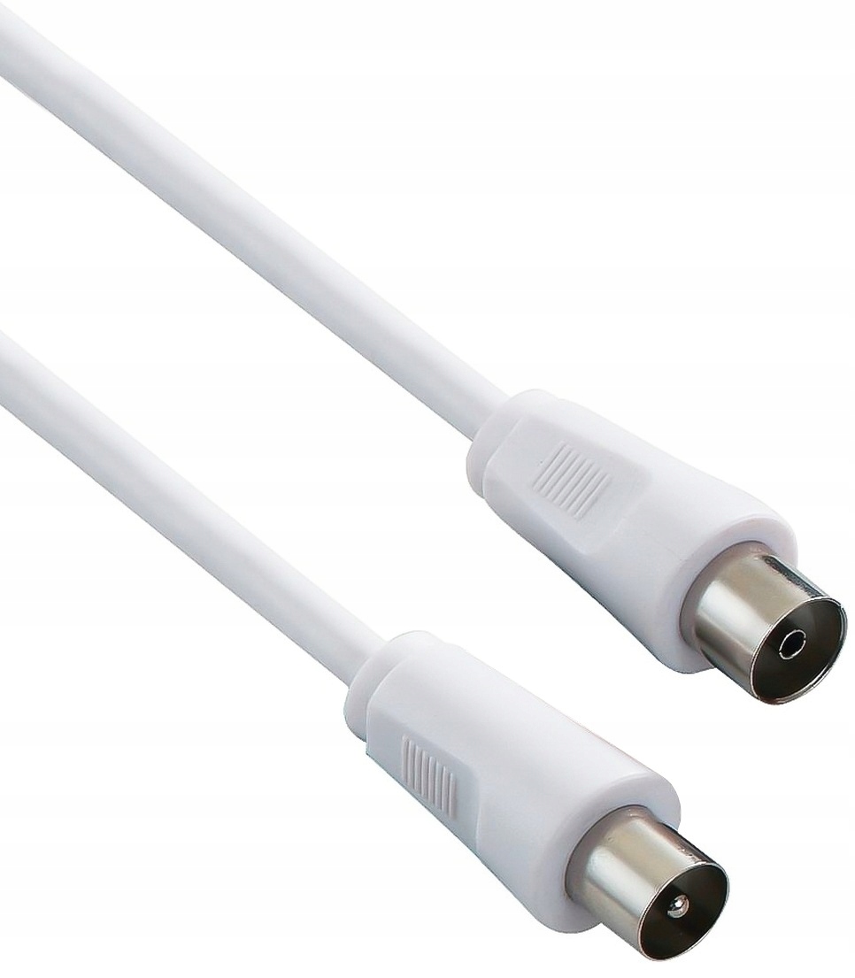 Pc Kabel Antenowy M/f Coaxial koncentryczny Do Tv Dekodera 1m dł 75 Ohm
