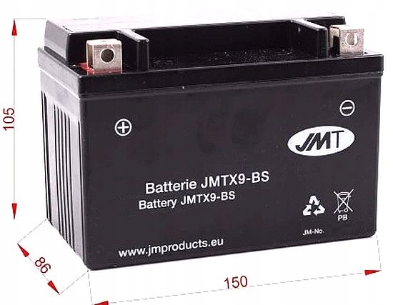 Akumulátor Honda Vfr 750 R Vt 600 C Shadow Xr 650 L