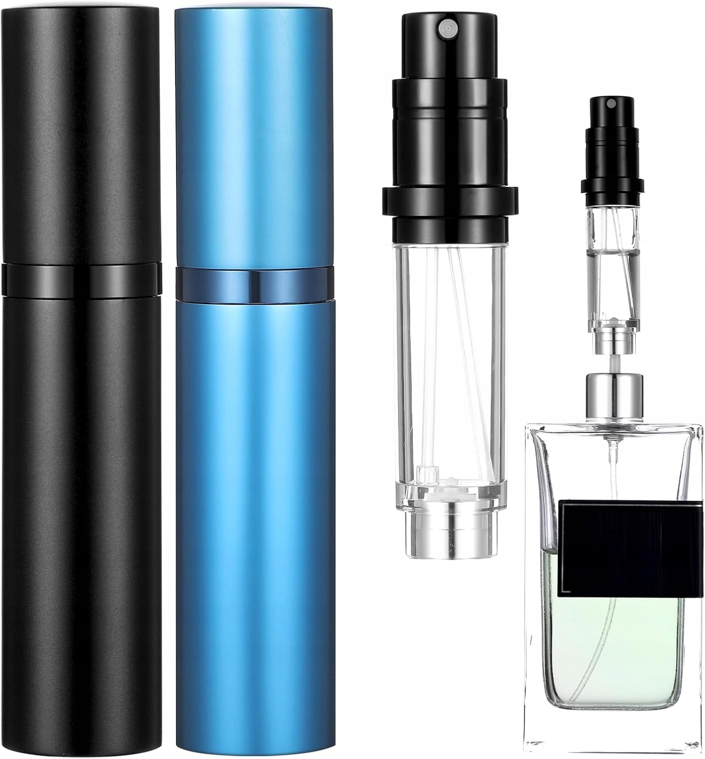 Mini Rozprašovače Na Parfémy 5 ML – Sada 2 Kusů Cestovních Rozprašovačů