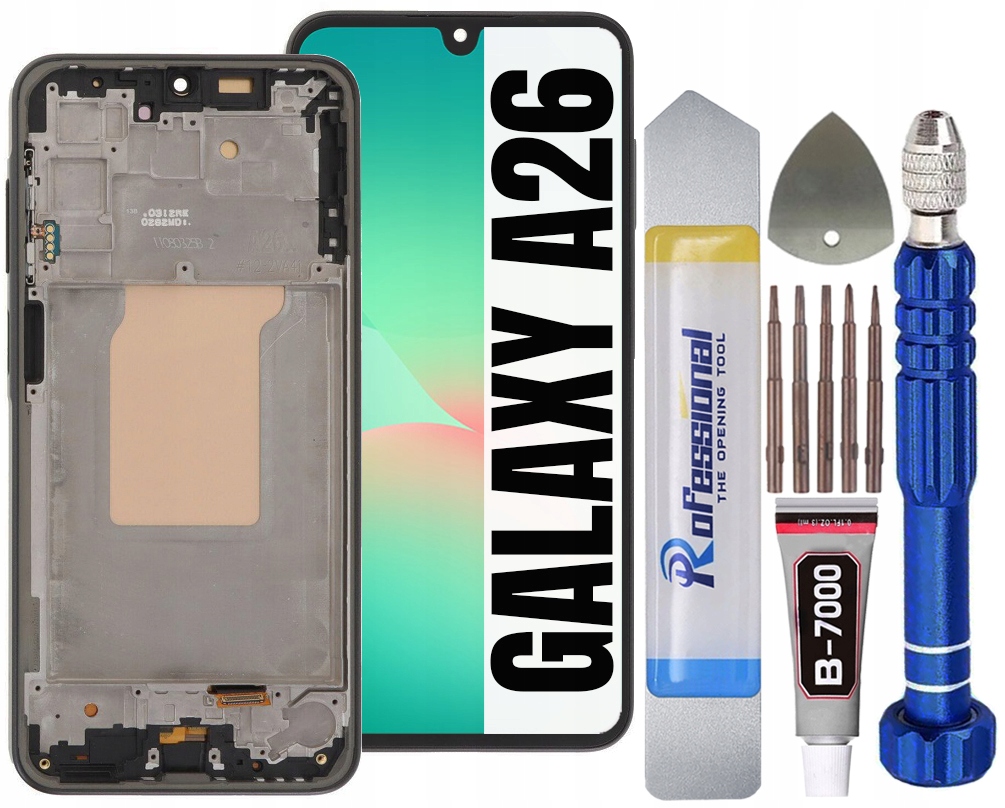 Displej Pro Samsung Galaxy A26 A266 Plná Velikost 6,7" Oled Displej Rámeček