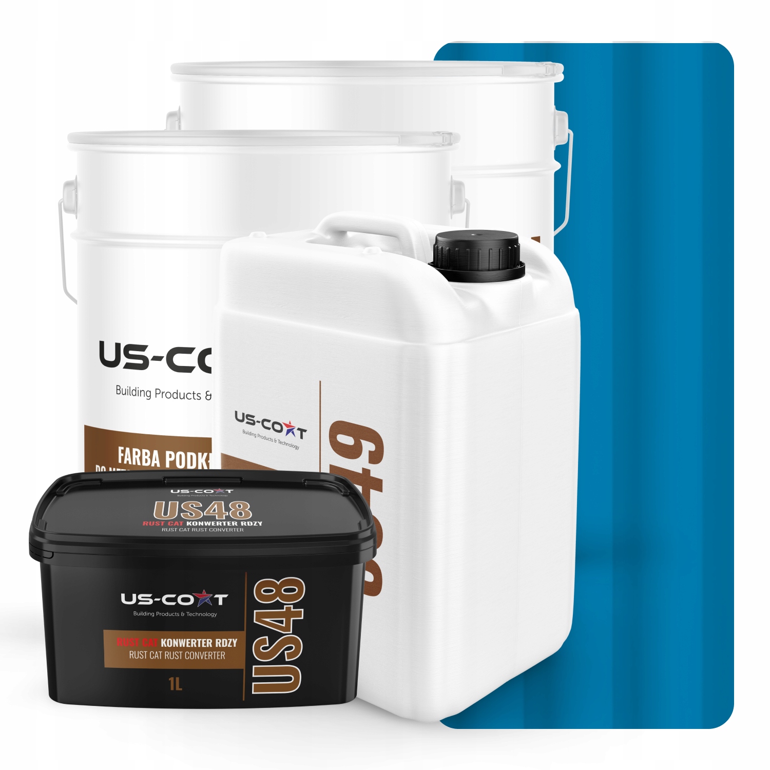 Farba Na Kovovú Strechu Oceľový Plech Sada Modrá Ral 5015 74 m2 Lesk