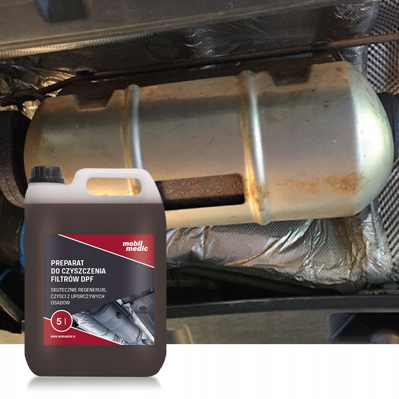 ŚRODEK DO CZYSZCZENIA FILTRÓW DPF FAP MOBIL MEDIC SKUTECZNIE REGENERUJE 5L EAN (GTIN) 5905722162218