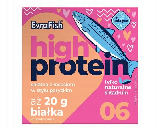 8 Sztuk Evra Sałatka Protein Łosoś W Stylu Paryskim 160G