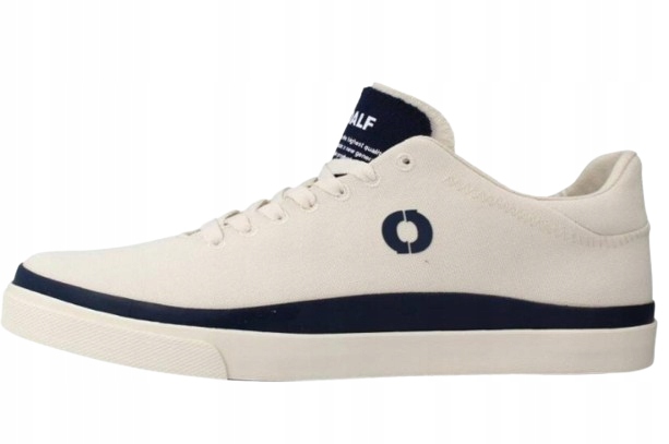 Ecoalf Pánské Tenisky V Barvě Ecru S Tmavě Modrými Detaily 45 T7F
