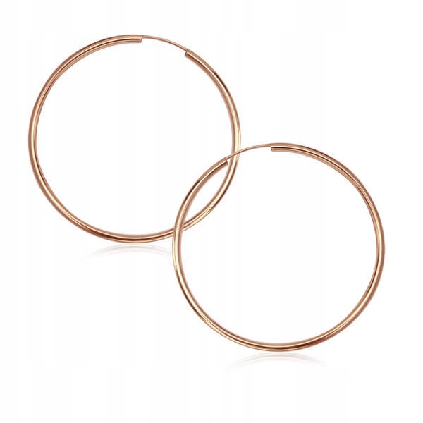 

Złote Kolczyki Duże Koła próba 333