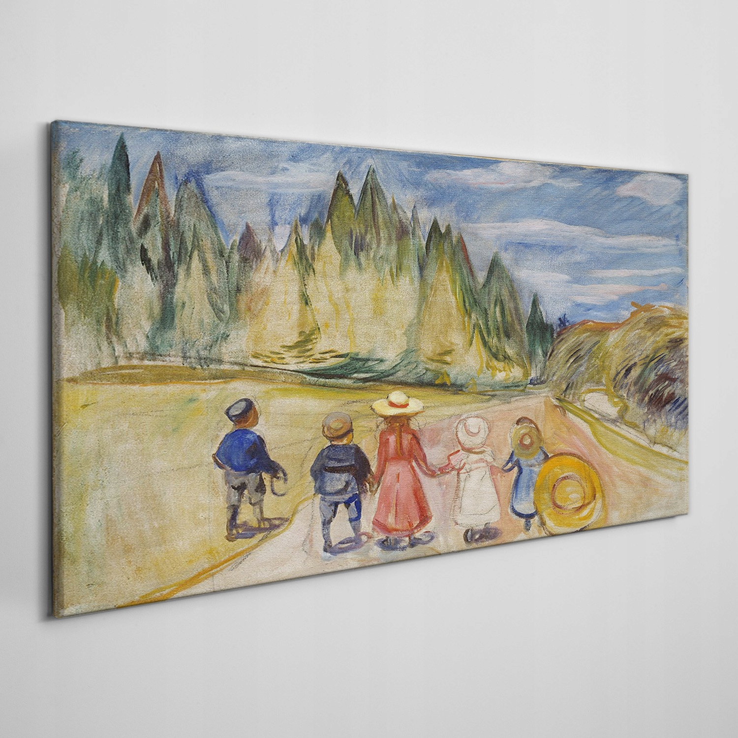 

Obraz płótno Fairytale forest Edvard Munch 120x60