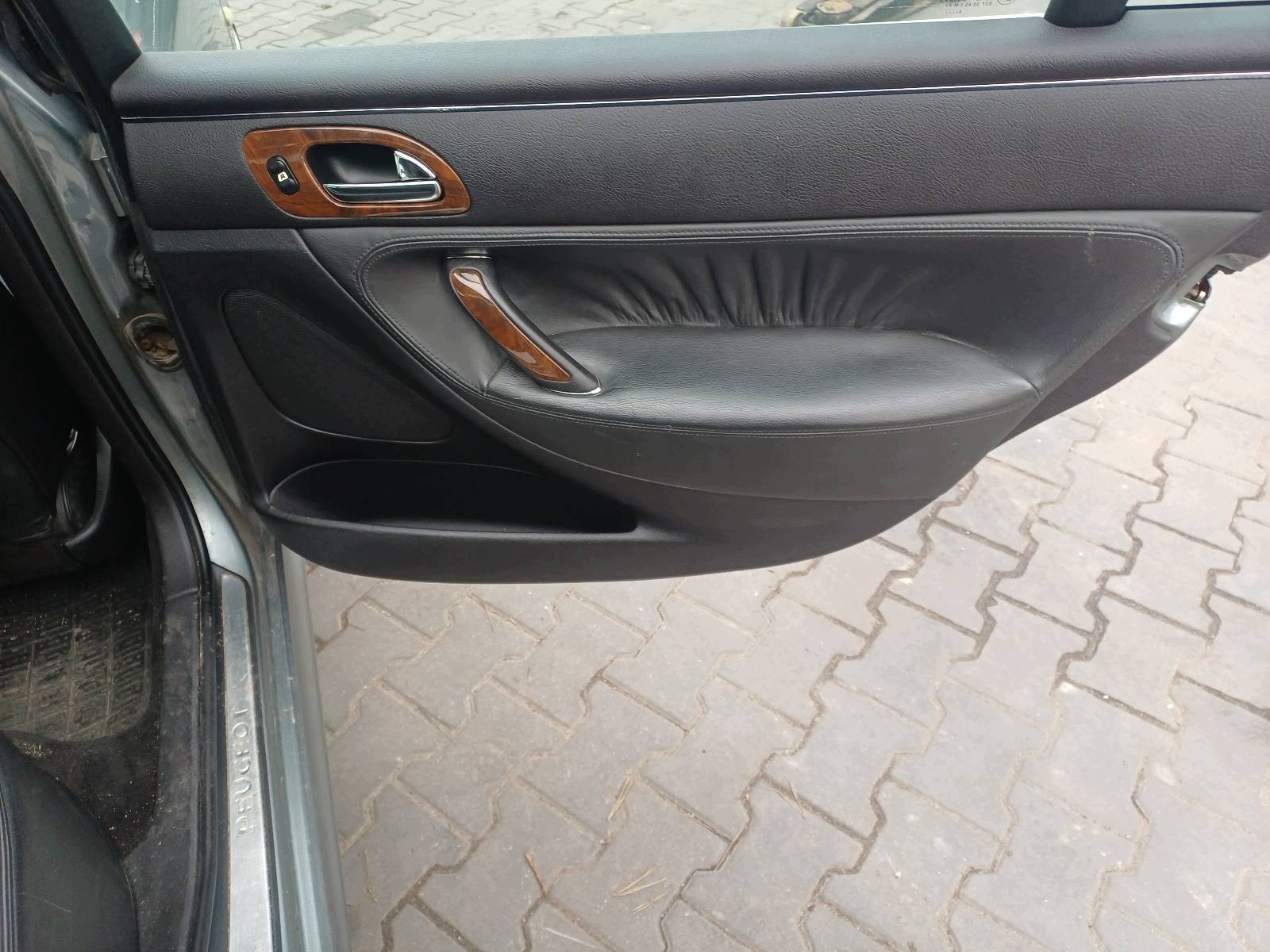 KOMPLET seats left right front + seat rear part + side PEUGEOT 607 and leather