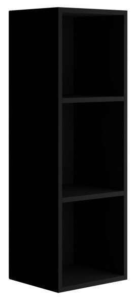 

Szafka wisząca regał półki 35 cm czarny Premium