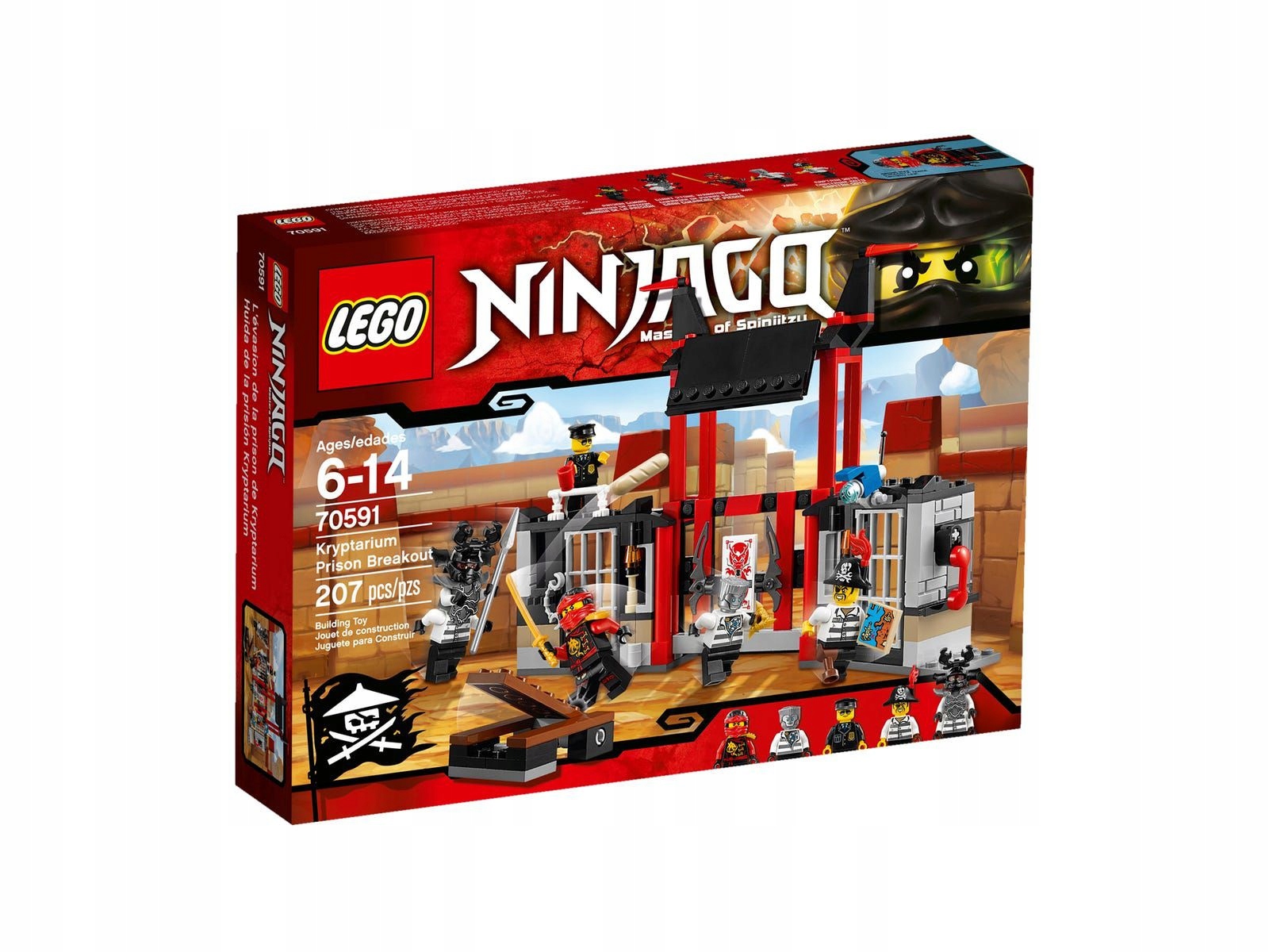 Lego Ninjago 70591 Ucieczka z więzienia Kryptarium
