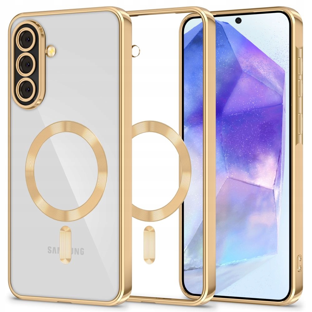Plecki Tech-protect do Samsung Galaxy A56 5G złoty
