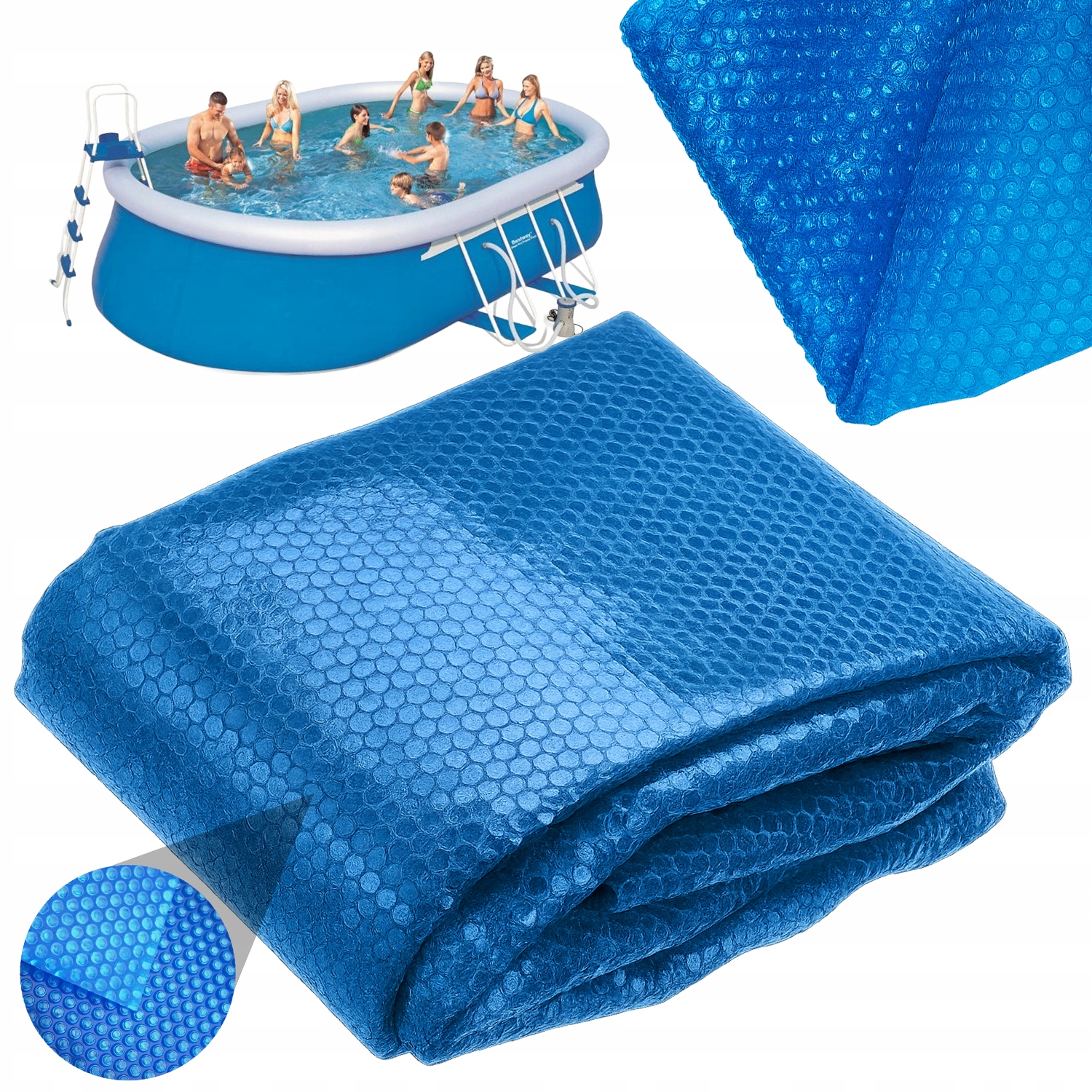 Solárna bazénová fólia pre Bestway Steel Pro 488x305x107 cm