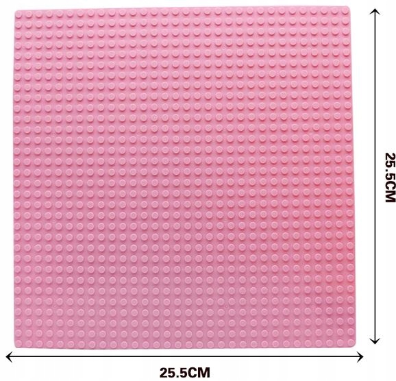 

Płyta Konstrykcyjna 32X32 Pin Różowa Klocki