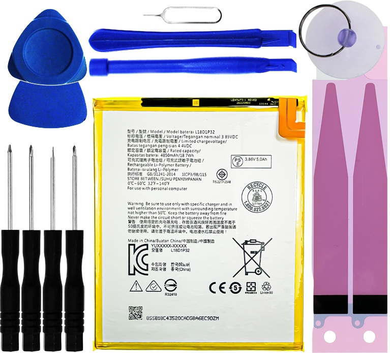 Nová baterie Akumulátor 5000 mAh pro Lenovo TB-X505F, TB-X505X, TB-X505L