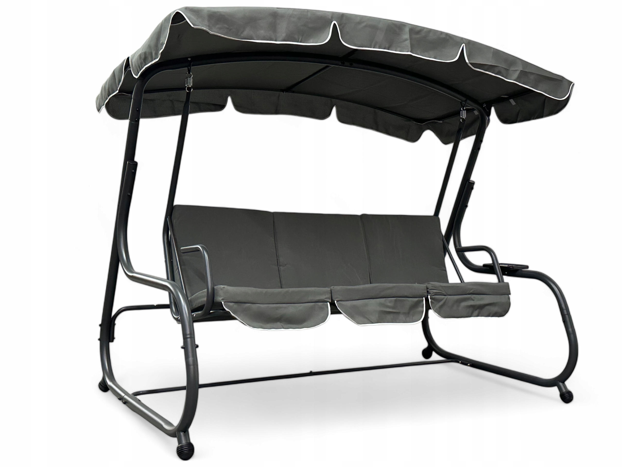 HUŚTAWKA OGRODOWA 4026 XXL DUŻA 230x120x190cm 3 KOLORY ŁAWKA DASZEK BUJANA Producent inna