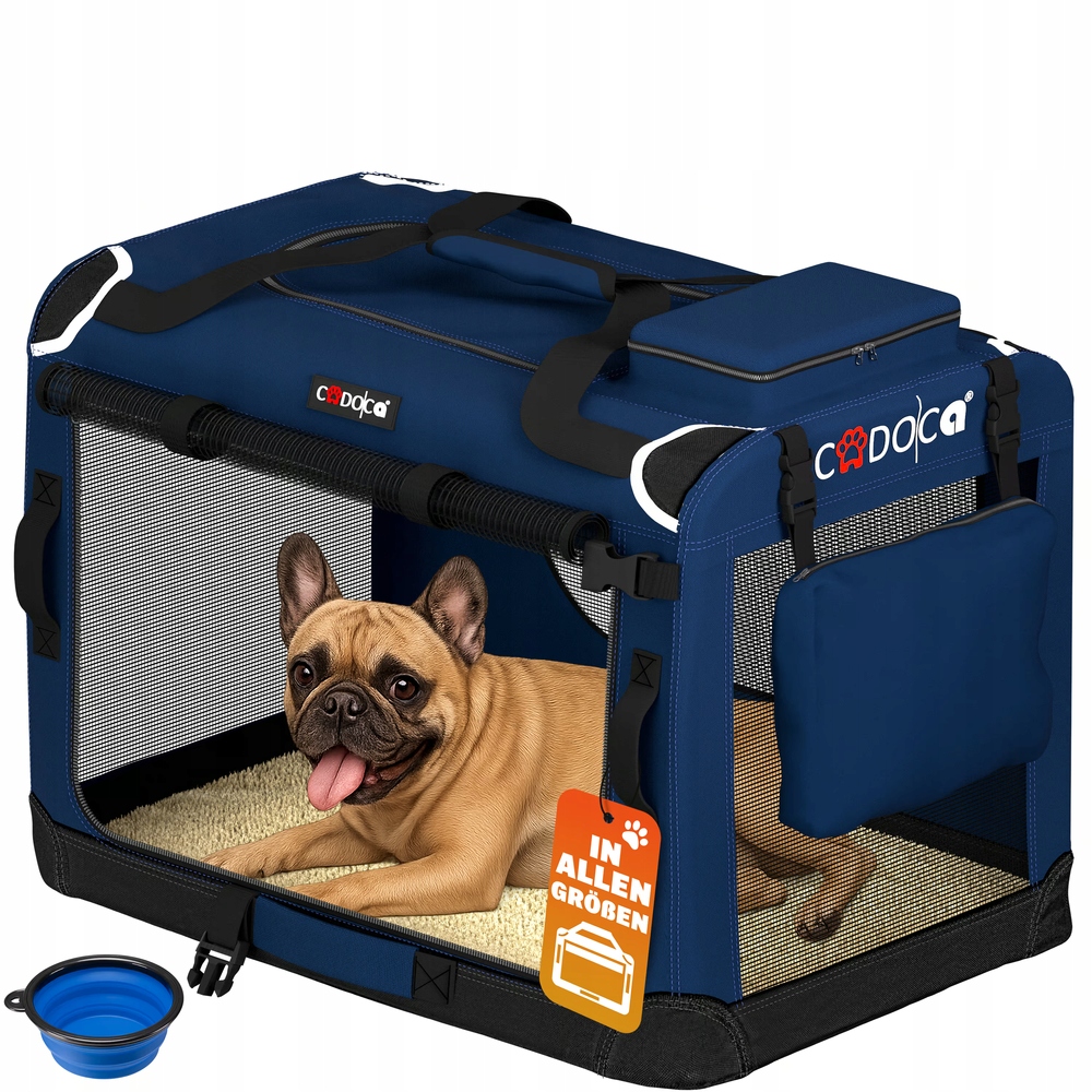 Torba Transportowa Transporter Dla Psa Kota M 60x42x44 Niebieski