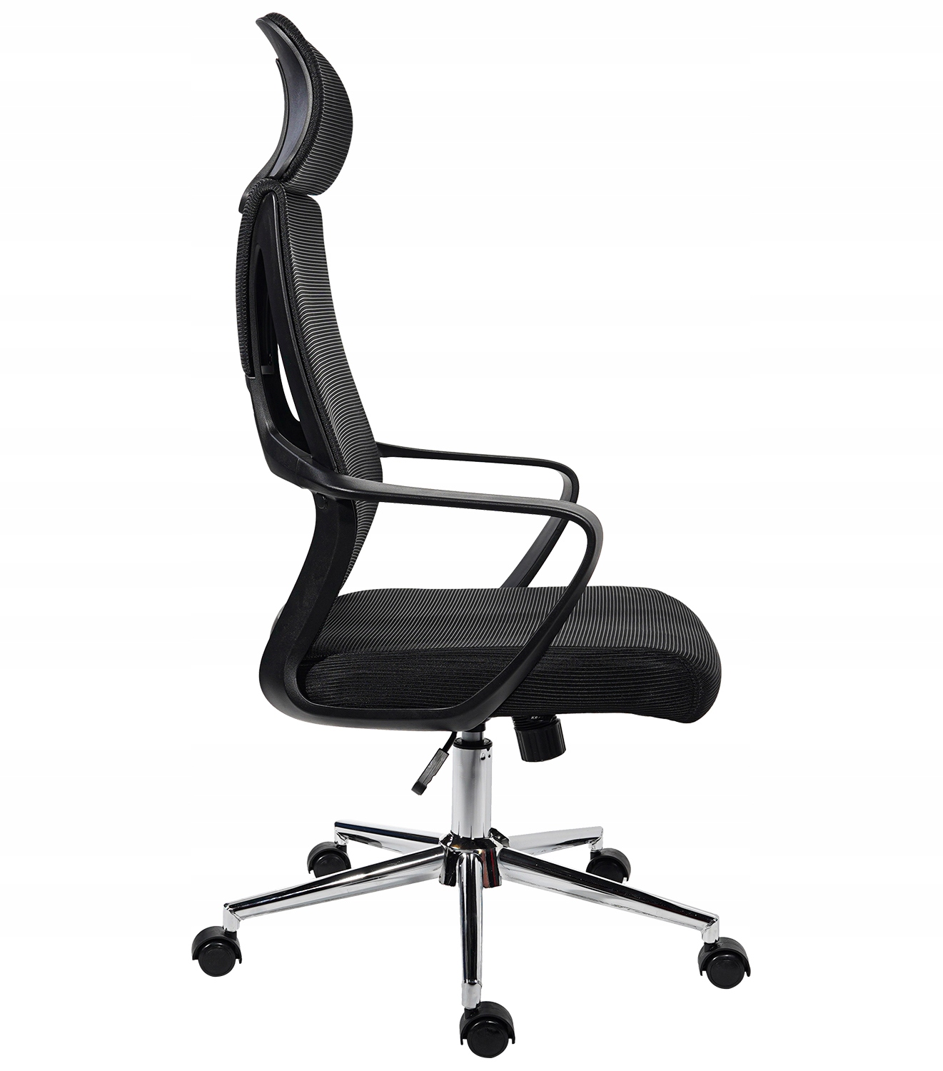 Fotel biurowy OBROTOWY krzesło ergonomiczny SIATKA czarny Marka HR Profit