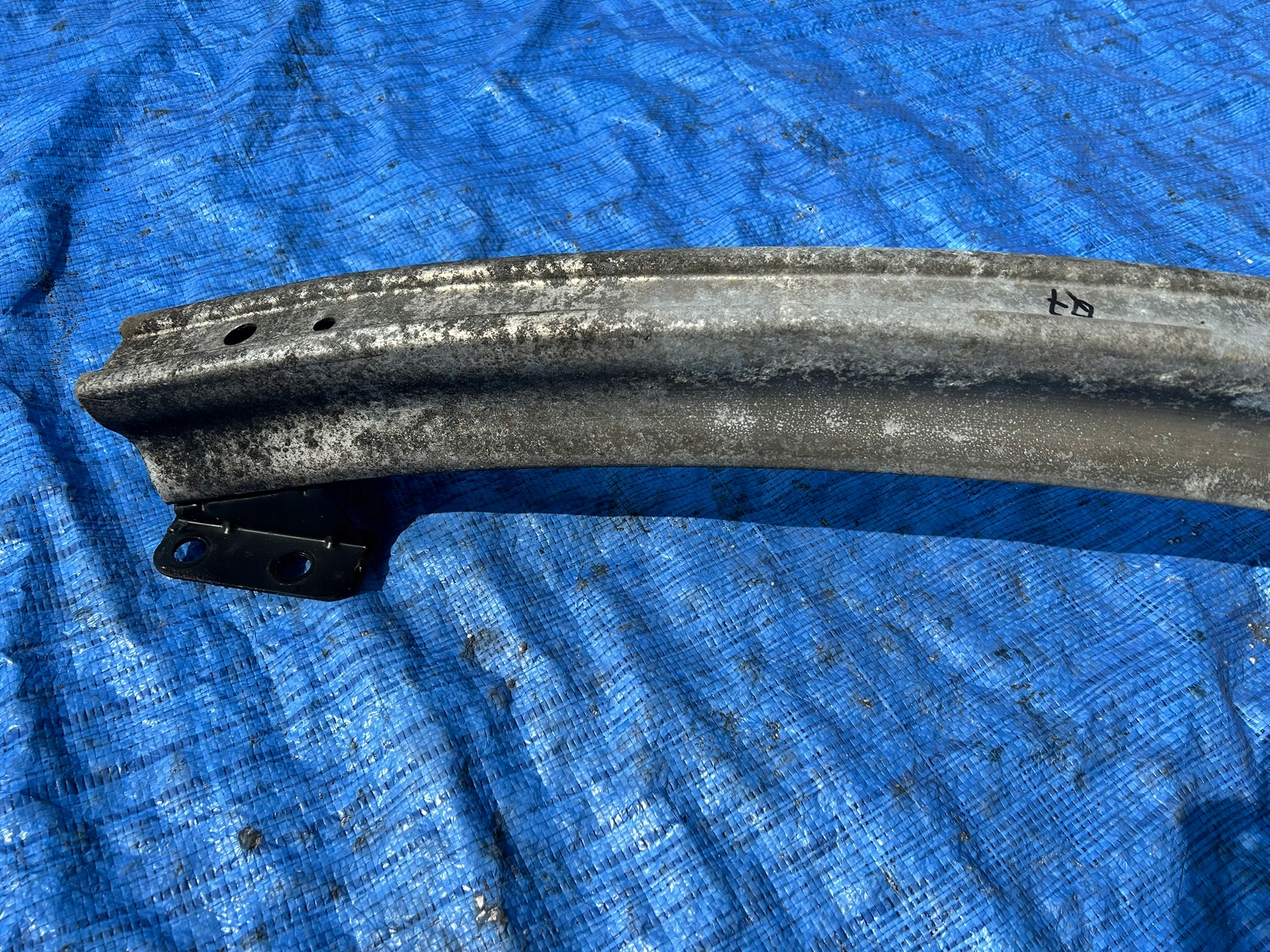 pillar bumper support rear part AUDI Q7 4L