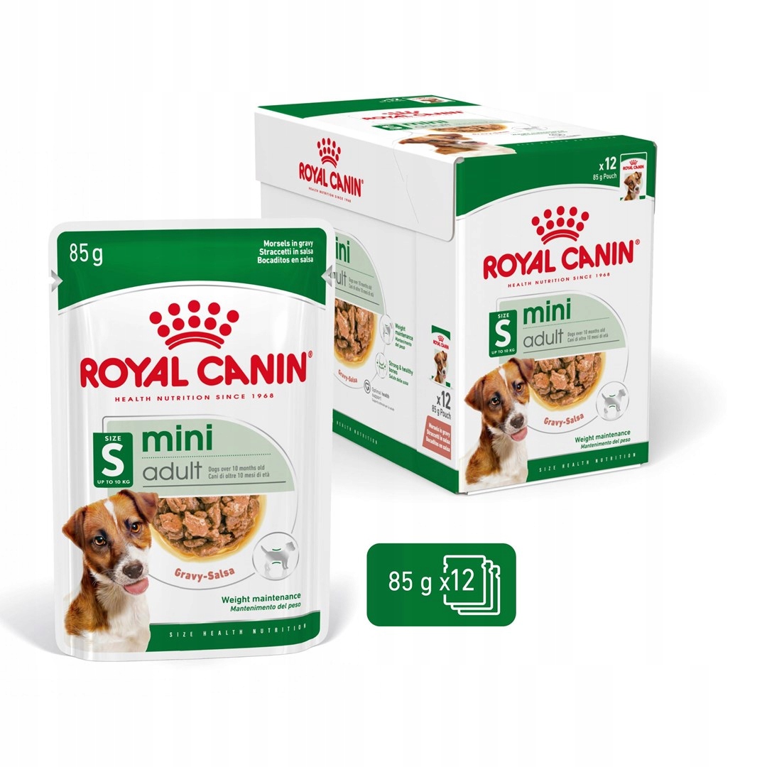 Levně Royal Canin Shn Mini Adult v omáčce – vlhké krmivo pro dospělého psa – 12 x 85 g
