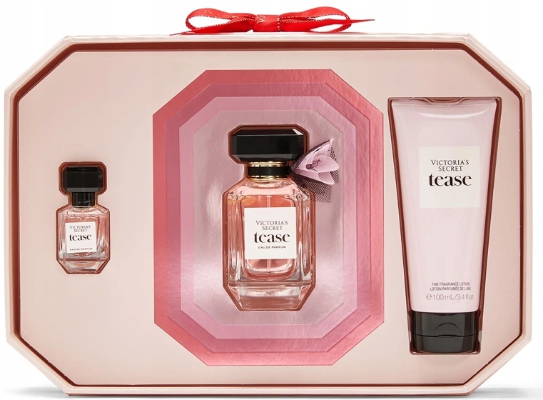 Victoria's Secret TEASE Zestaw prezent 3 produkty woda perfumowana