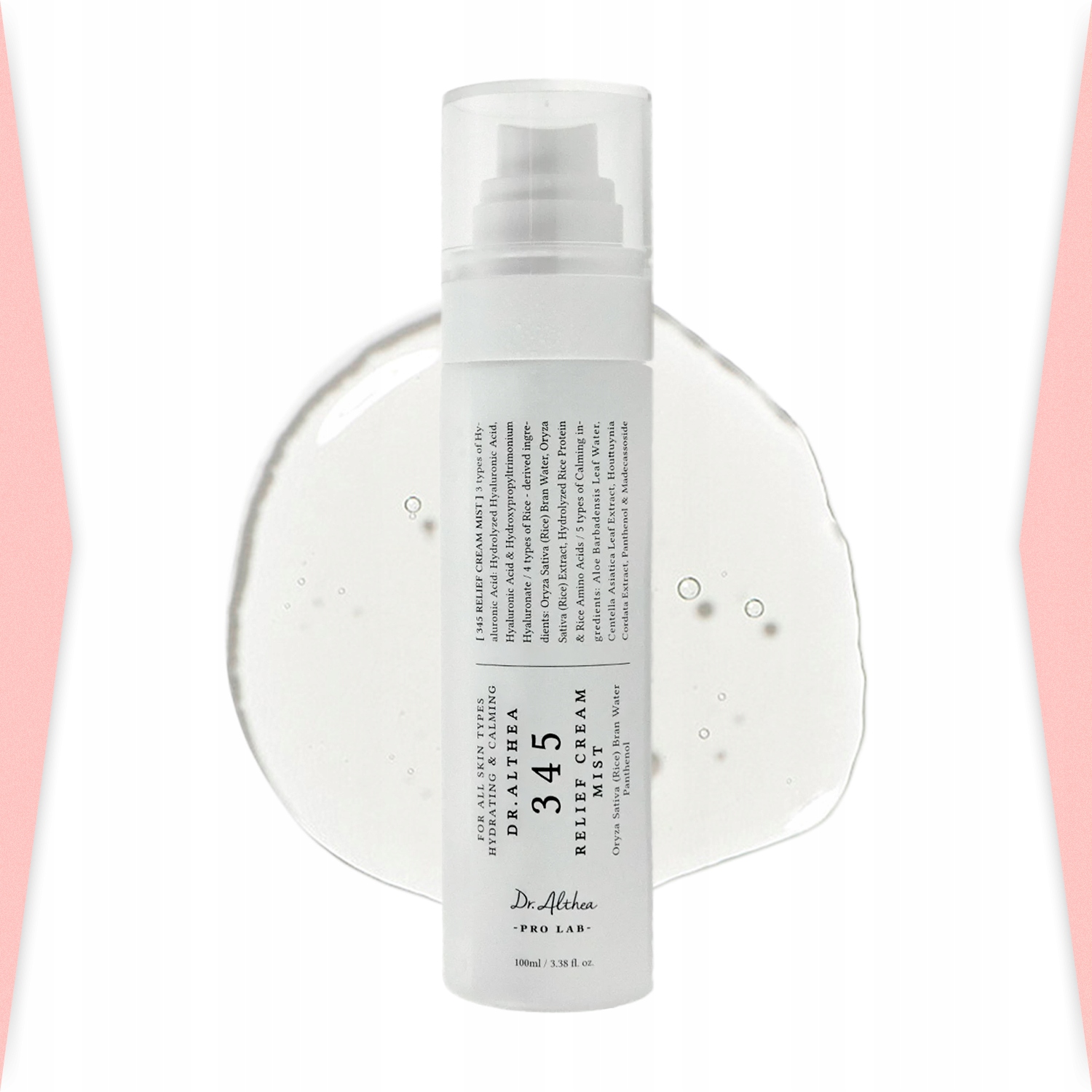 Krémová mlha na obličej Dr. Althea 345 Relief Cream Mist 100 ml Hydratační