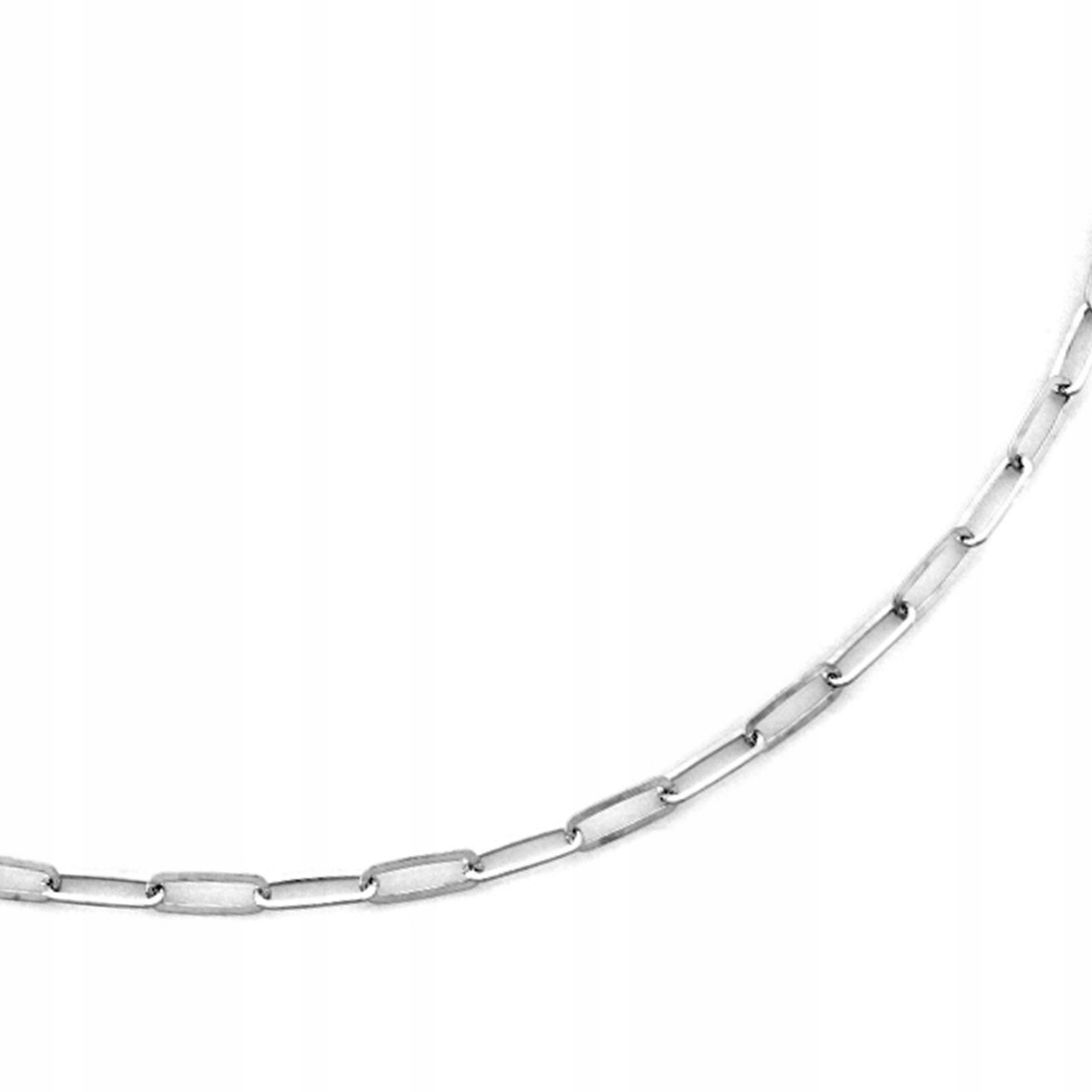 Stříbrný náhrdelník 925 S Velkými Články 3,80 g s přívěskem, módní model