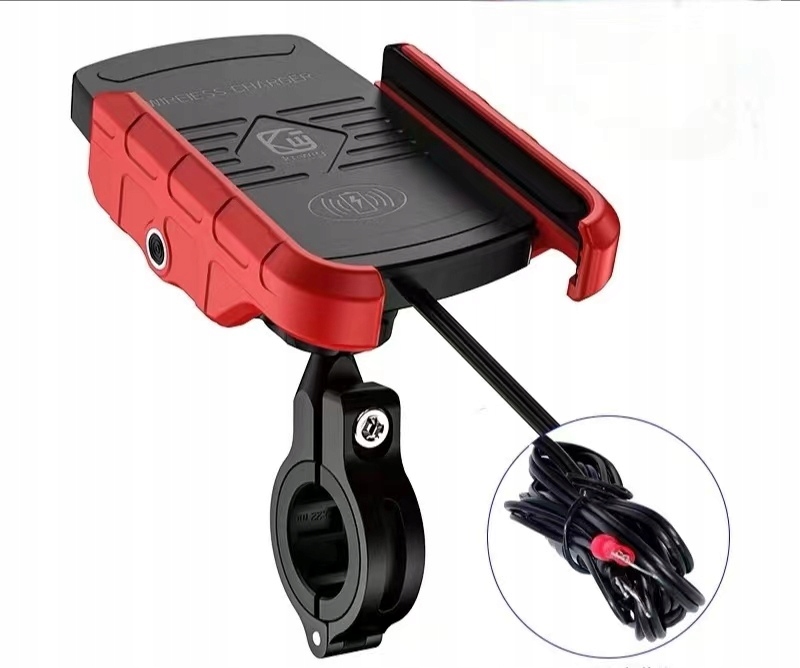 UCHWYT DO TELEFONU – MOTOCYKLOWY – BEZPRZEWODOWY