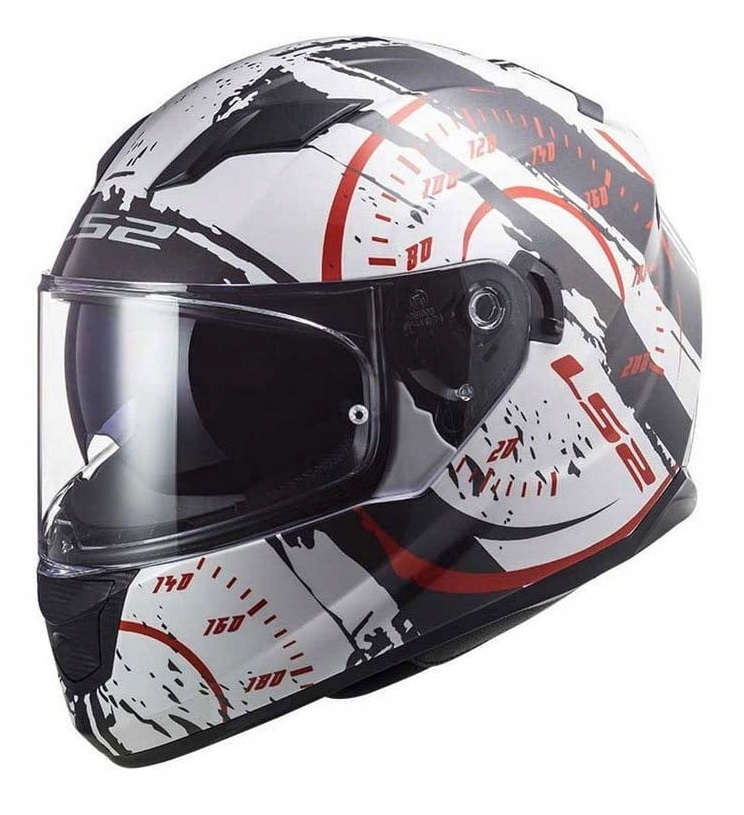 Prilba LS2 FF320 Stream Evo Tacho White Black Red
