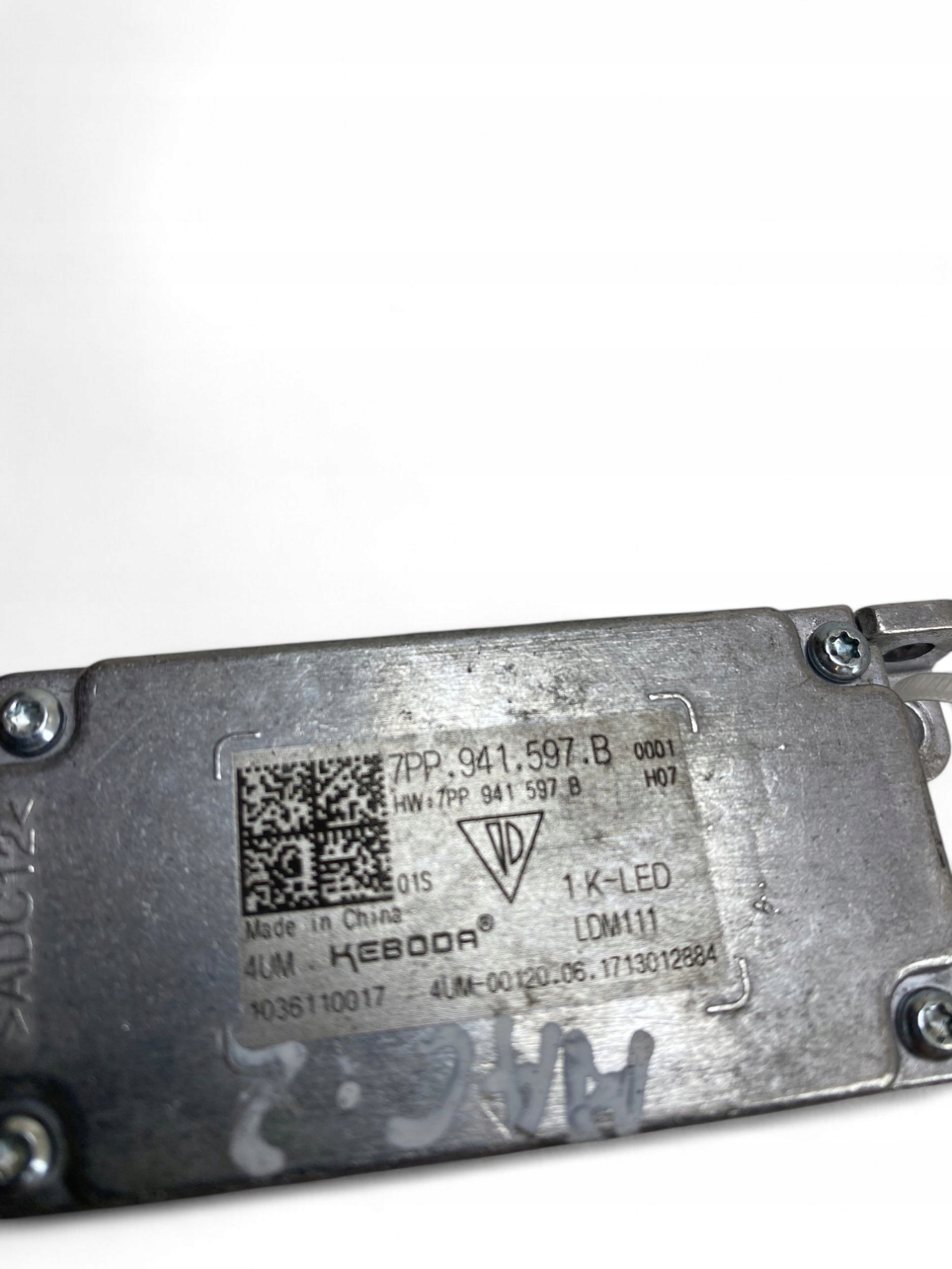 PORSCHE MACAN (95B) 2018 модуль РЕЦИРКУЛЯЦИИ led 7PP941597B