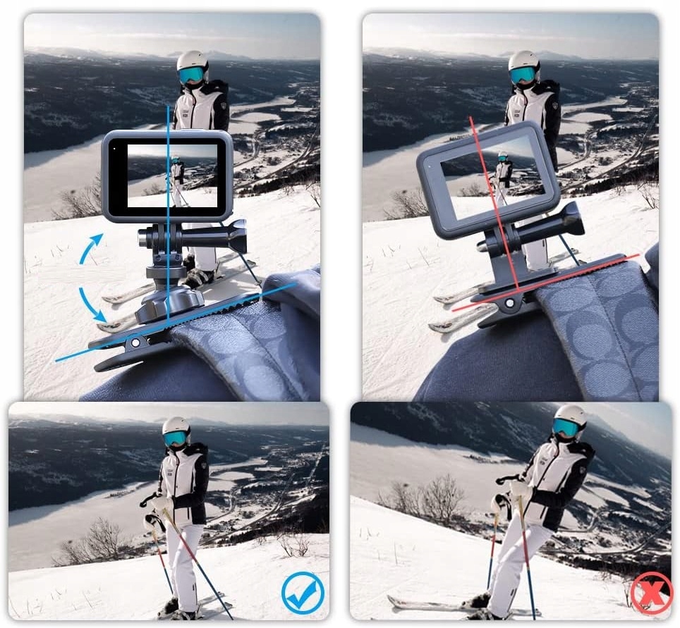 SUREWO Obrotowy Uchwyt Plecakowy Kompatybilny z DJI Osmo Pocket 2 — miniatura 8