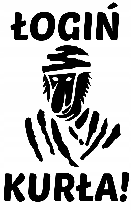 

Naklejka Łogiń Kurła Dakar Nosacz Janusz