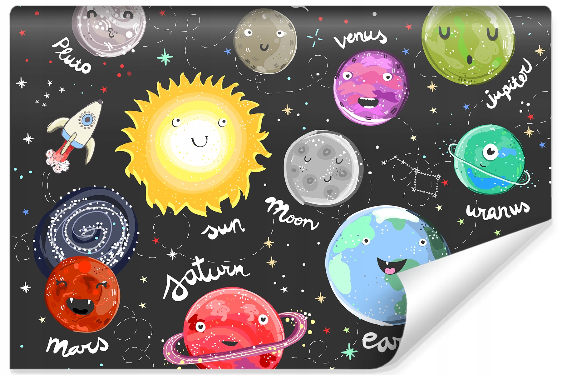 Fototapeta Komiksová fototapeta Planet 405x270