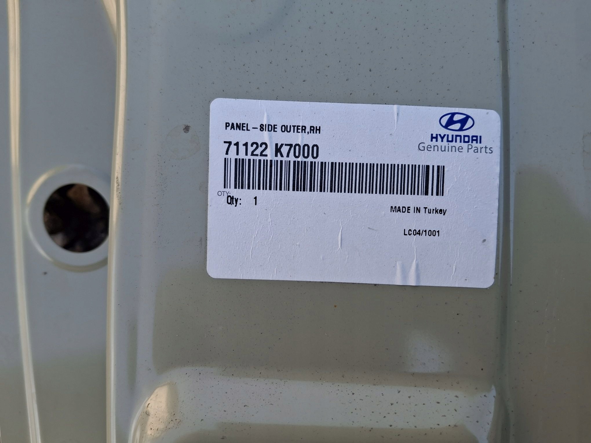 pillar right front side HYUNDAI I10 III 2019R->